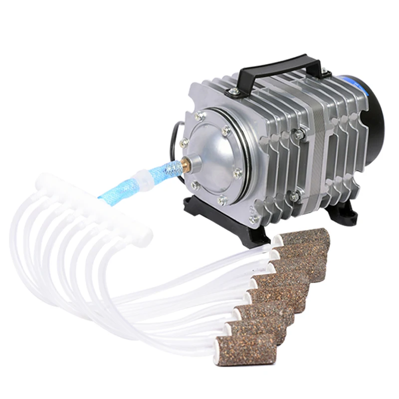 Electromagnetic oxygen pump Household oxygenation pump Seafood aquarium Oxygenator High power oxygenation pump AC 220V