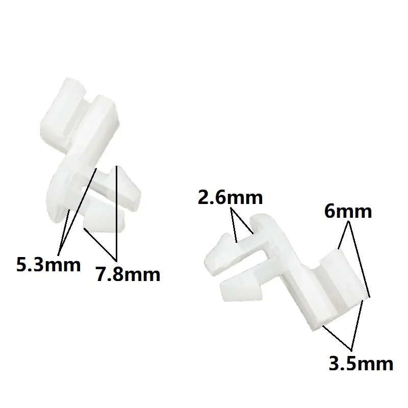 500x Автомобильная пластиковая прокладка крышки кнопки зажим герметизация ногтей