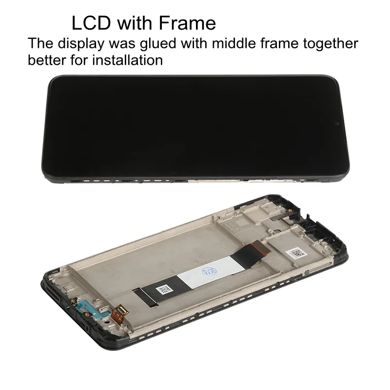 ЖК-дисплей для Xiaomi Poco M3 оригинальный с рамкой и дигитайзером 10 точек касания