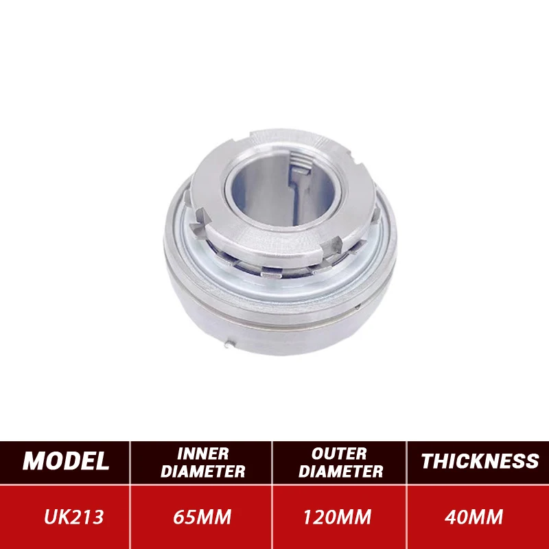 

3 шт., подшипники для наружной проволоки UK213, металлические Подшипники UK213 60 мм * 120 мм * 40 мм, стальные подшипники высокого качества