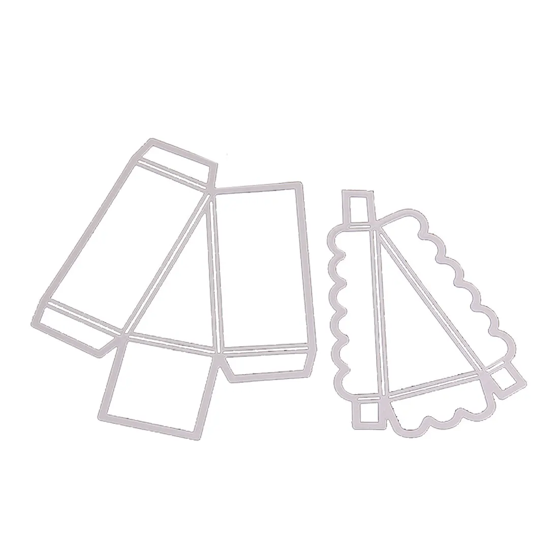 2 шт./компл. металлическая высекальная штамповка сделай сам Подарочная коробка