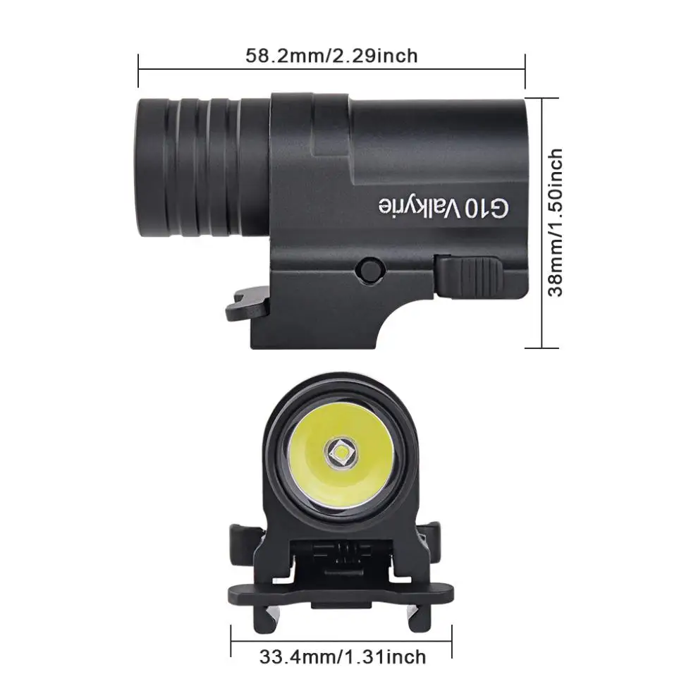 230LM 2 Режим XP G2 светодиодный ручной военное оружие светильник s пистолет фонарь