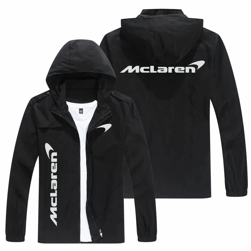 

Высококачественная куртка с логотипом McLaren, модная ветровка для езды по бездорожью, уличная ветрозащитная Спортивная мотоциклетная куртка ...
