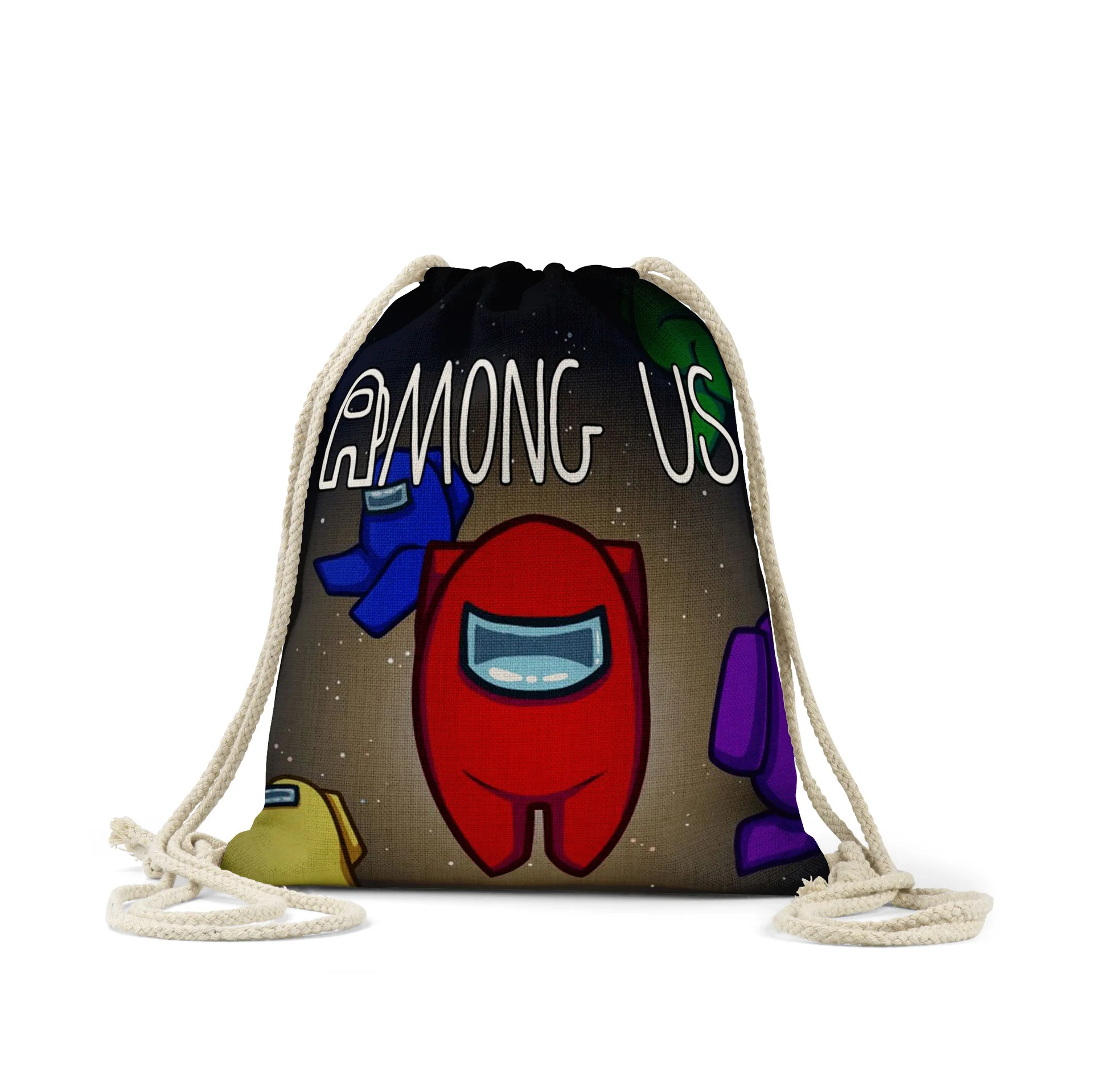 

School bags Among us Rugzak Kinderen Kids bag Plecak Szkolny Boy Backpack school kids bags Plecak Dla Dzieci Drawstring Cartable