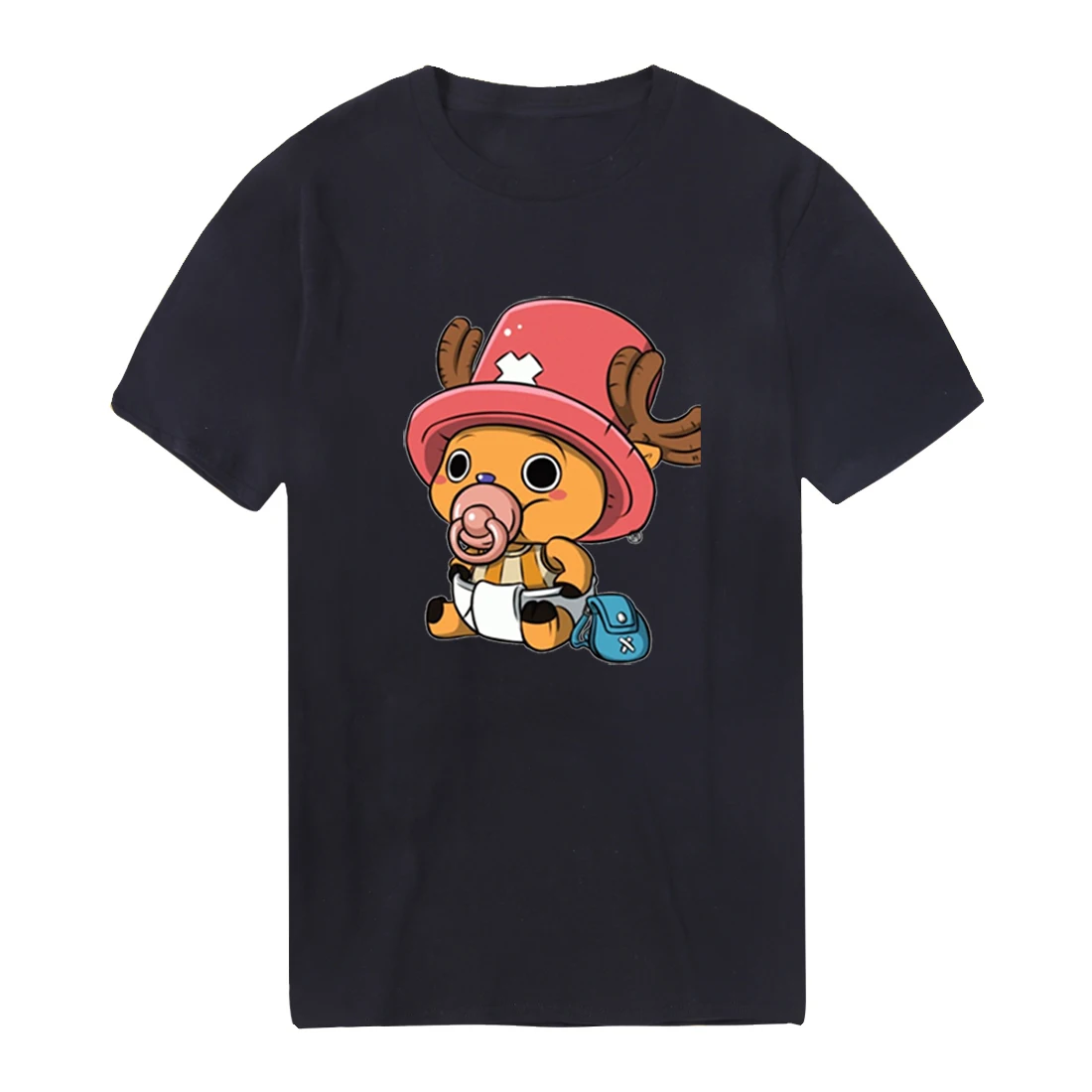 Футболка мужская с круглым вырезом хлопковая Слитная рубашка в стиле Харадзюку