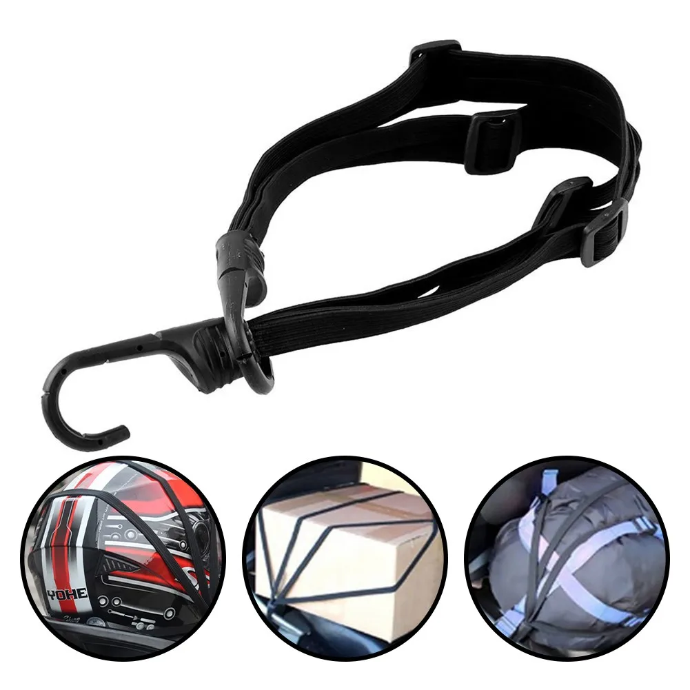 

1pc Universal Motorcycle Luggage Strap Helmet Gears Fixed Retractable Protective High Elastic Binding Rope Motocross Accessories