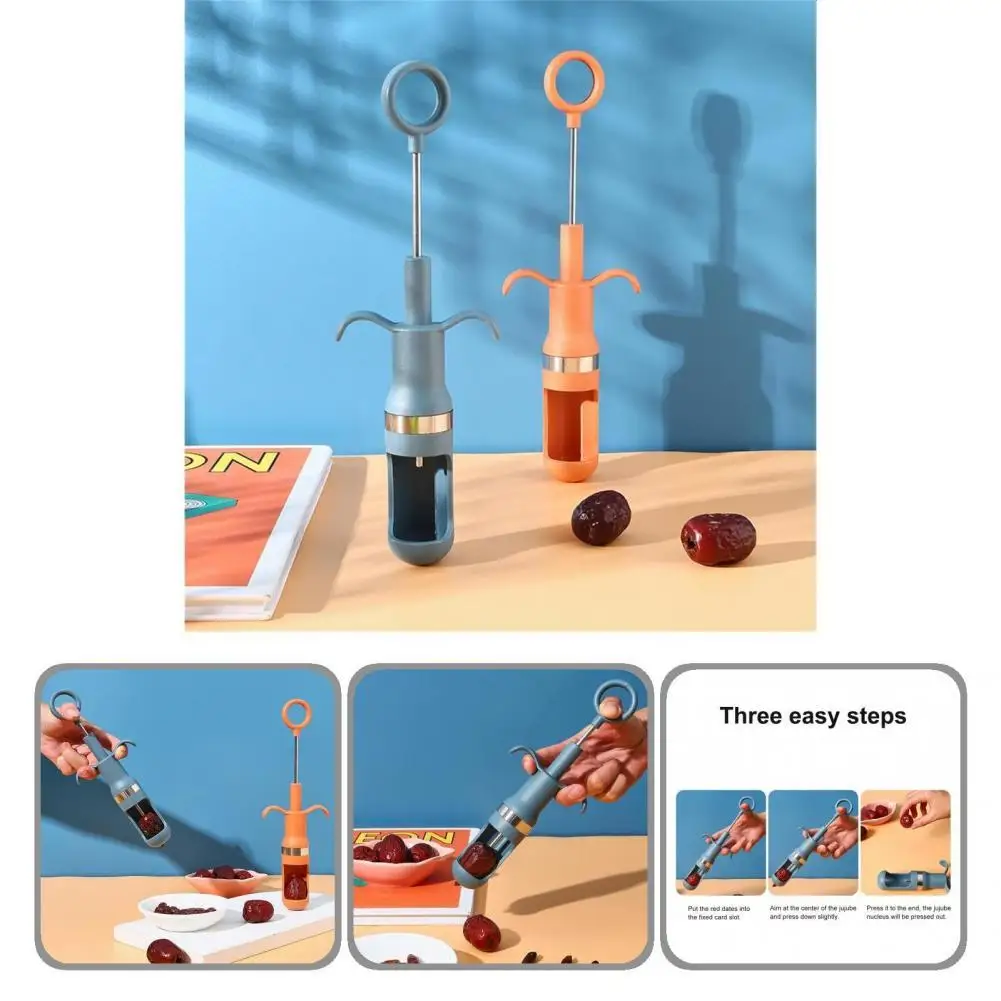 

PP Fashion One Hand Operate Fruit Pitter Reusable Core Remover Firm for Gifts