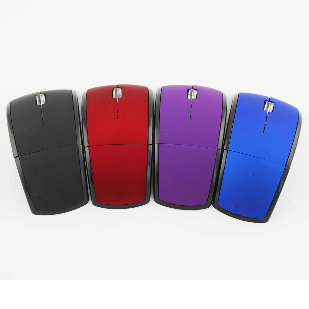 CHYI 2 4 ГГц Складная беспроводная компьютерная мышь Оптический с мини USB приемник