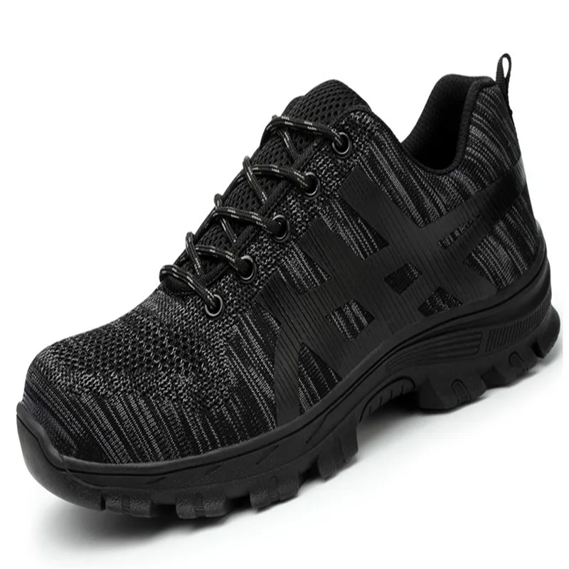 Мужские рабочие ботинки со стальным носком нескользящая антистатическая