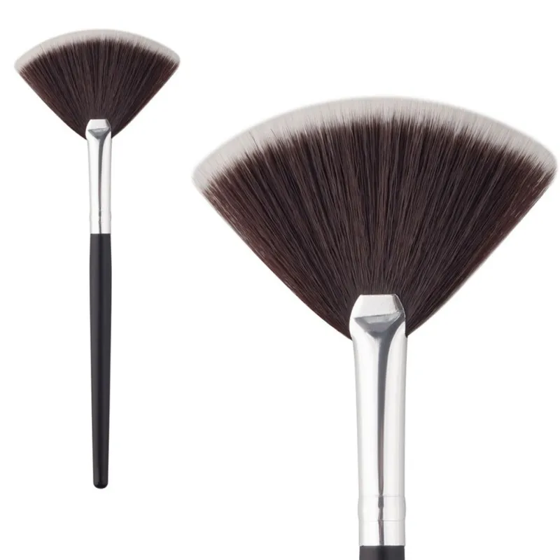 1 шт. тонкий вентилятор-фигурные макияжные кисточки набор кистей для макияжа
