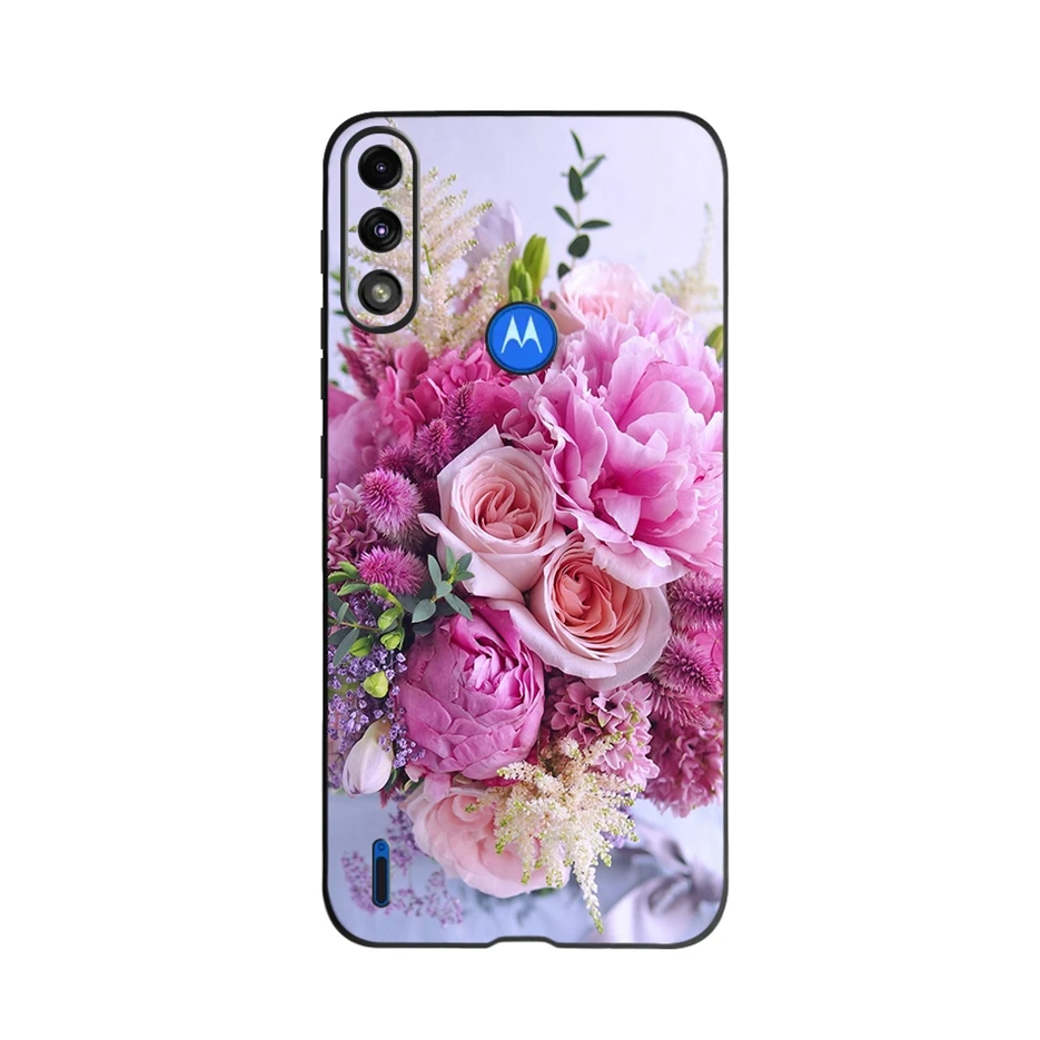For Motorola Moto E7 Power Case E7i Soft Silicone Cute Fashion Phone Back Cover TPU Fundas |