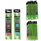 Сетка PVA 10 шт.лот, растворимые Сменные сетки для ловли карпа, сетка PVA для наживки, сменные сетки 37 мм 25 мм 44 мм 5 м