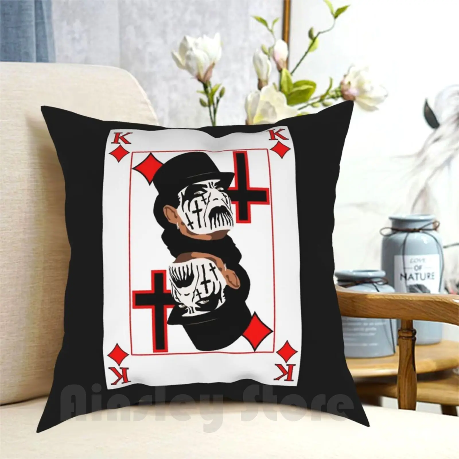 Чехол King Of Diamond наволочка с рисунком домашняя мягкая мерциальная СУДЬБА ТЯЖЕЛЫЙ