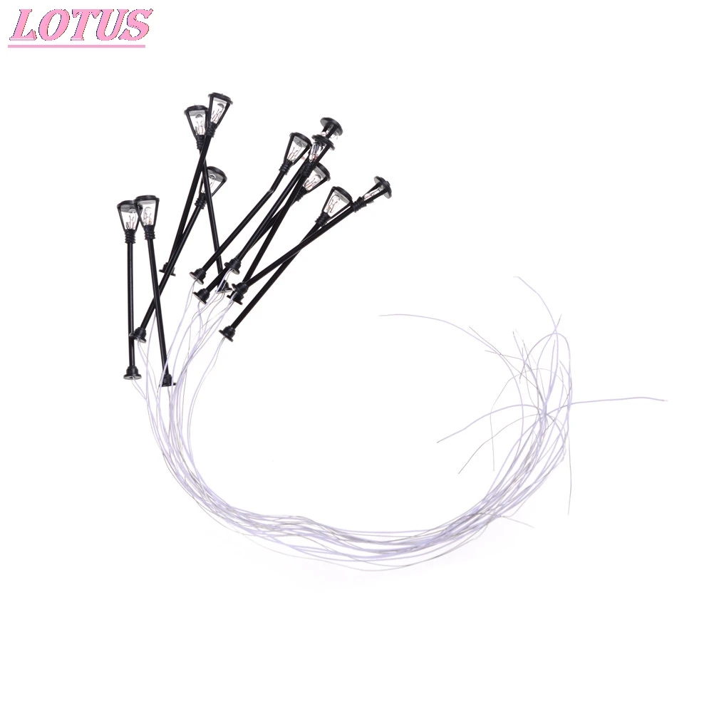 Миниатюрная уличная лампа для сказочного украшения сада миниатюрный стеклянный