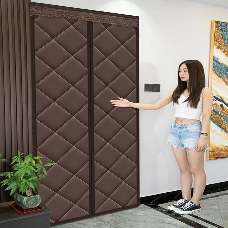 Теплоизоляционная занавеска для дверей среднего размера домашняя теплоизоляция