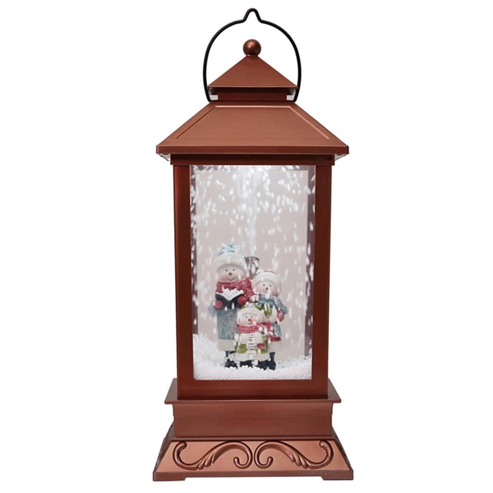 Bronze Детский подарок, праздничный светильник, вечерние, снежный шар, музыкальная шкатулка, украшения для улицы, праздника, рождества, украшение для дома, портативный светодиодный светильник - Цвет: Bronze