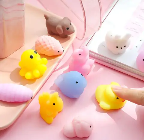 Сжимаемые животные антистресс Chancellory слайм милая игрушка Kawaii Cat сжимаемая Милая забавная игрушка сжимаемая антистресс сжимаемая