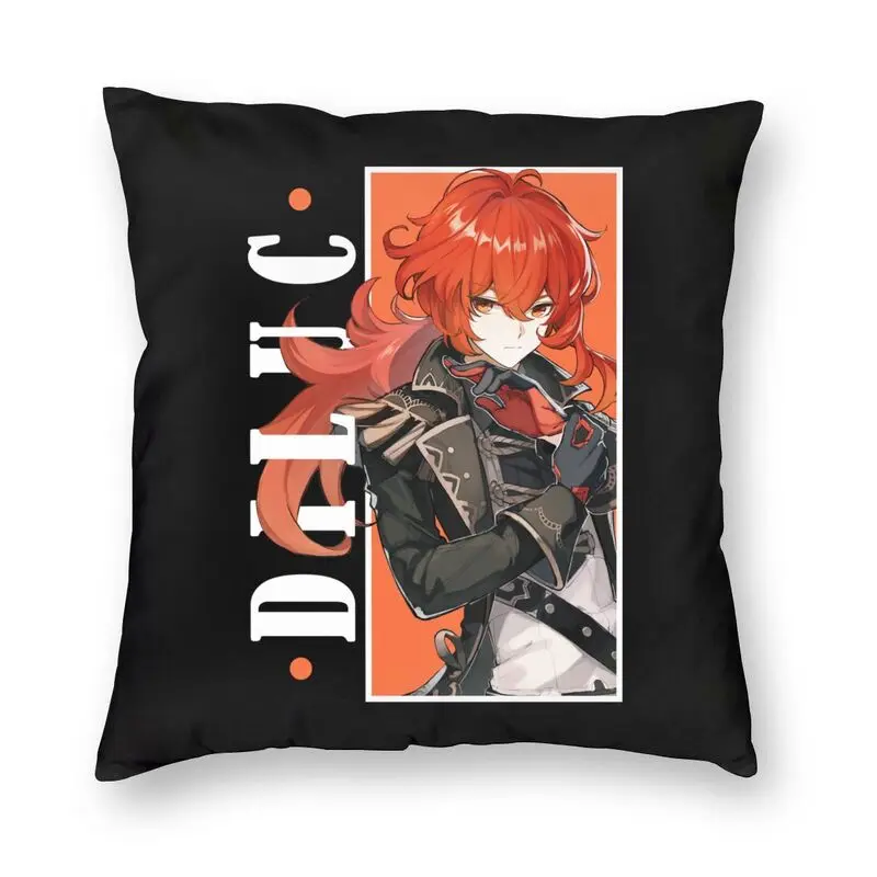 

Наволочка для подушки Genshin Impact, двусторонняя наволочка для подушки с 3D принтом в стиле аниме, напольная подушка для дивана, наволочка для подушки на заказ, домашний декоративный чехол