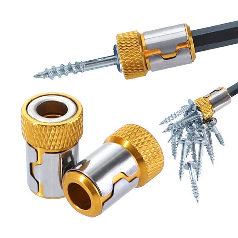 

✅Universal Magnetic Ring Alloy Magnetic Ring Screwdriver Bits Anti-corrosion Strong Magnetizer Drill Bit Magnetic Ring Home Tool