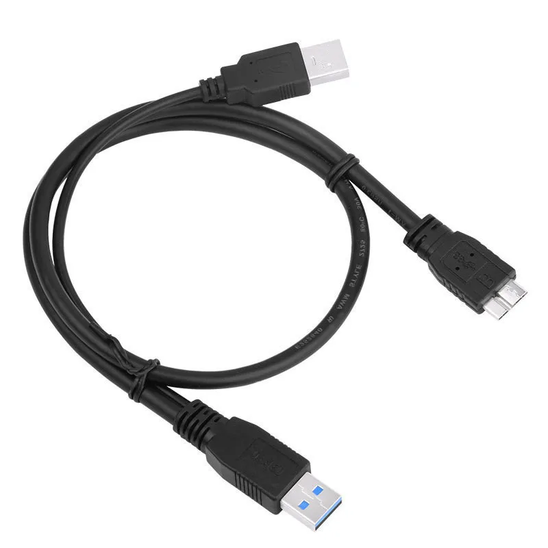 Кабель-переходник с USB 3 0 папа на Micro дополнительным питанием usb B
