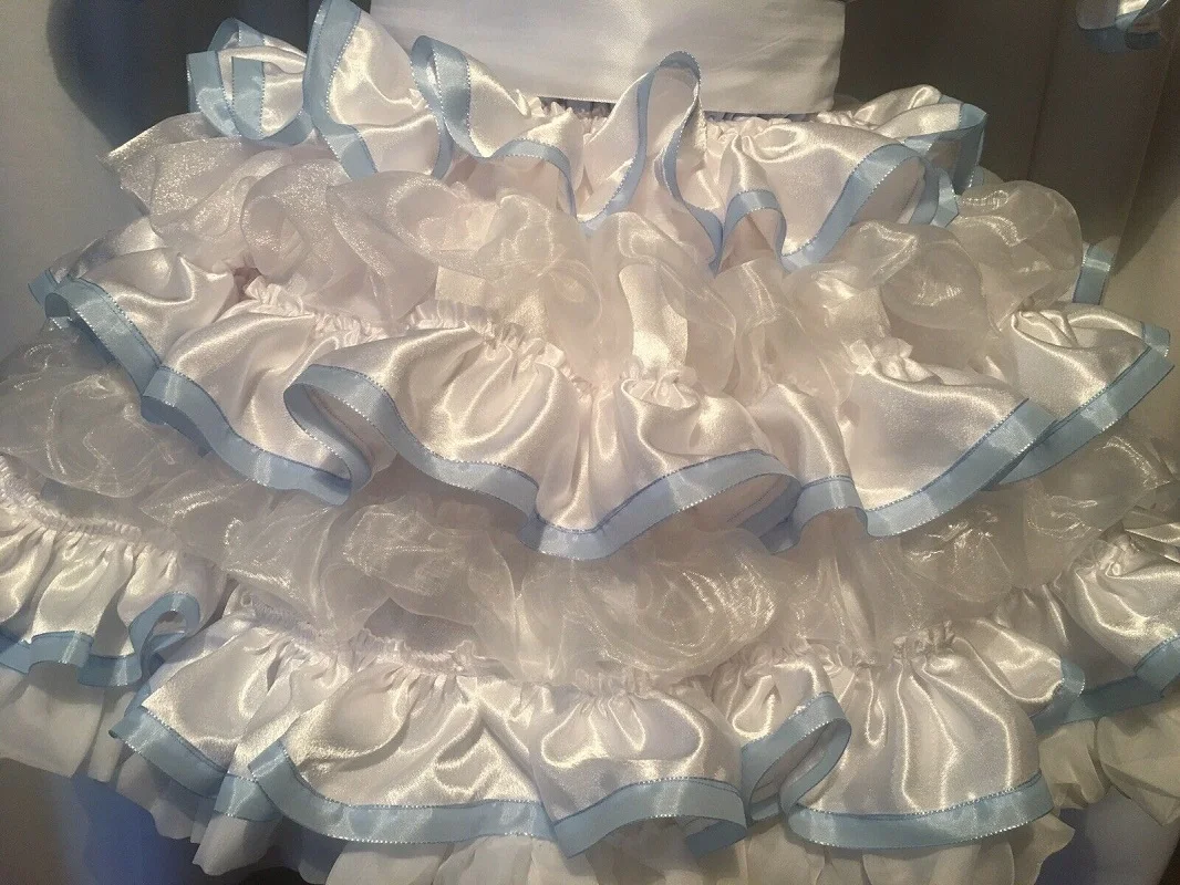 Tailored sissy Maid Adult Baby festive CD / TV embellishment dress for measurement |