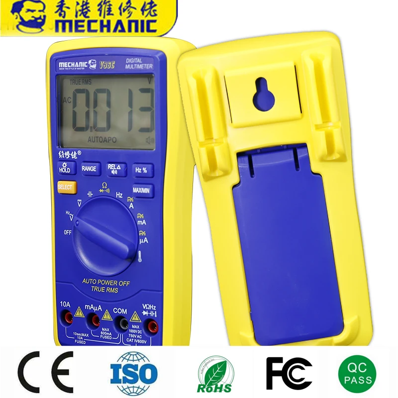 

25PCS MECHANIC Fully Automatic Digital Display High Precision Universal Meter Intelligent Speech Broadcast Measuring Instrument