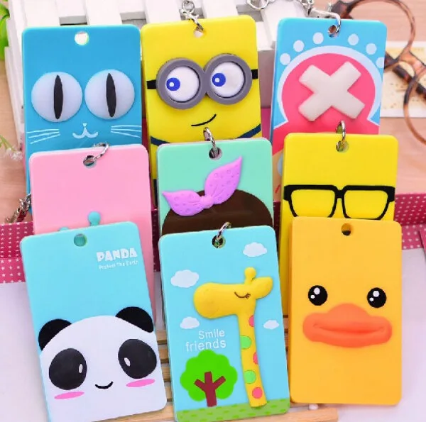 Чехол для кредитных карт и ключей мужчин женщин держатель ПВХ визиток