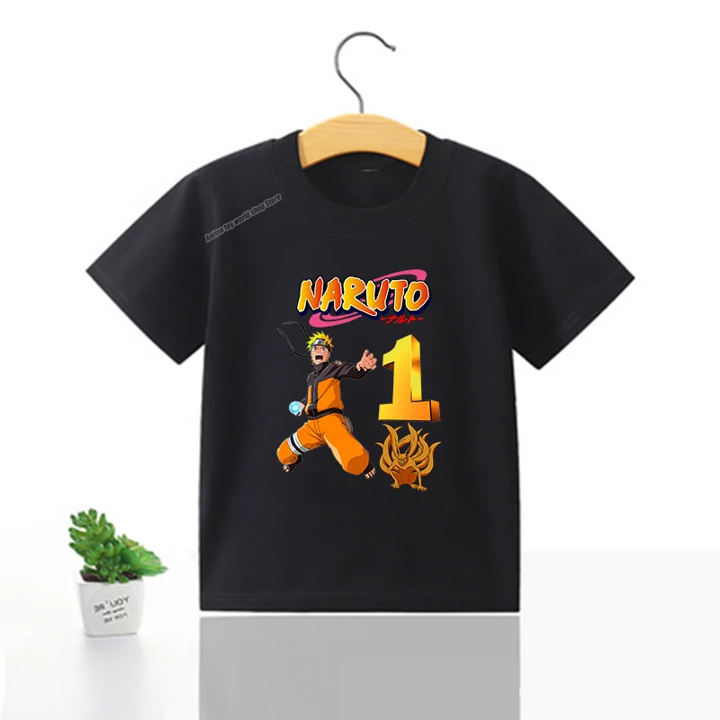 Детская футболка с рисунком Наруто 3D цифровая печать на возраст 1-10 лет | одежда и