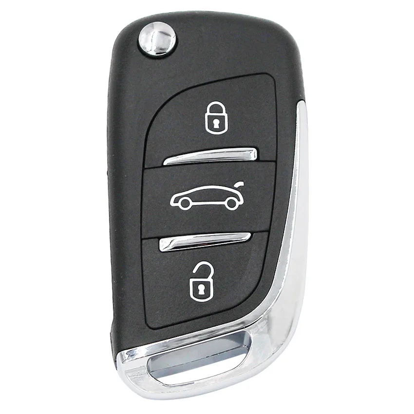 Складной ключ DS Style 5036 для Citroen C2 3 кнопки БЕСКЛЮЧЕВОЙ вход дистанционный 434 МГц чип