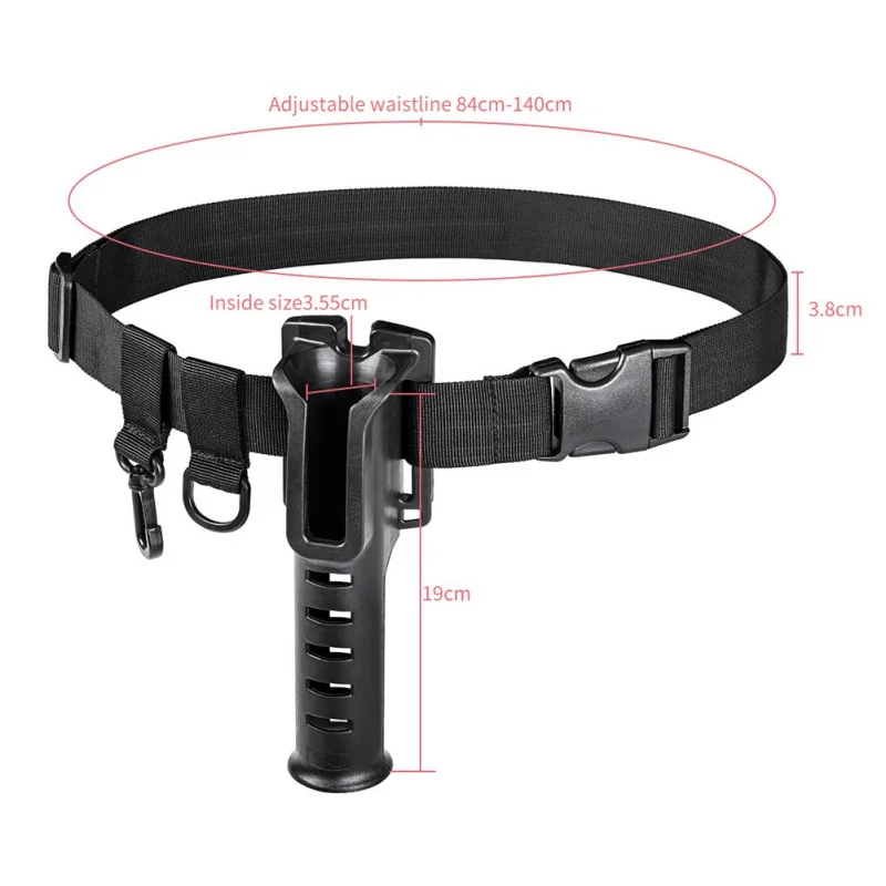 

Fishing Waist Belt Bracket With Adjustable Fighting Belt Support