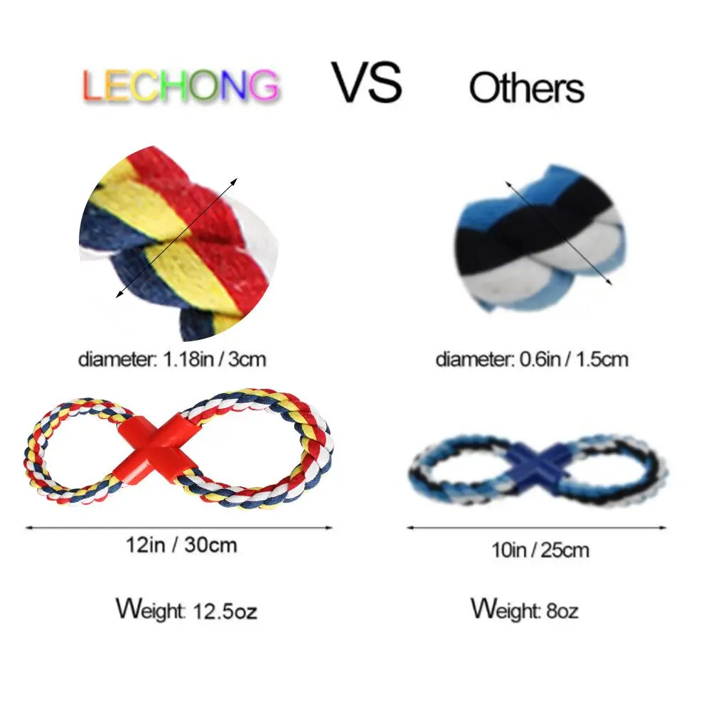 Игрушка на веревке для собак агрессивных жевателей веревка с узлом 8 форм игрушки