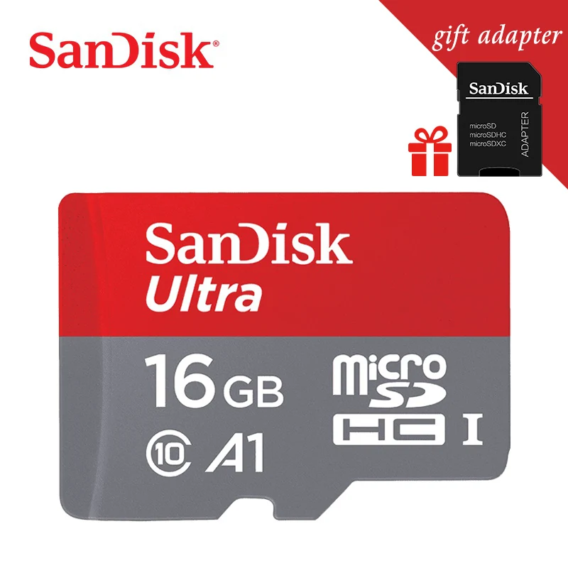 Карта памяти SanDisk A1, 200 ГБ, 128 ГБ, 64 ГБ, 98 МБ/с./с, 32 ГБ, Micro sd карта, класс 10, UHS-1, флеш-карта, память Microsd, TF/sd карта s для планшета