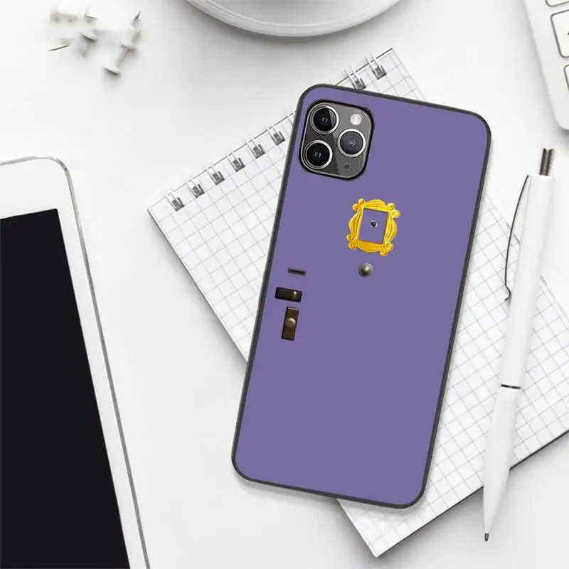 

friends tv series Purple door Phone Case for iPhone 7 8 11 12 Pro X XS XR Samsung A S 6 7 9plus 10plus 21s 71