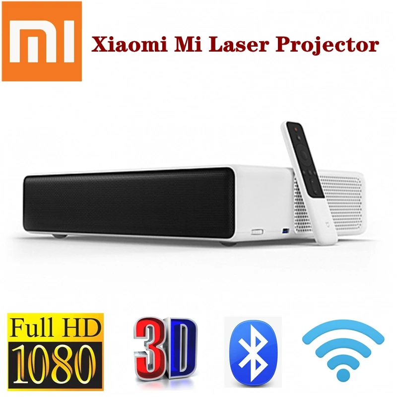 Лазерный проектор Xiaomi MI Full HD 1080P 3D Android TV видео светодиодный домашний