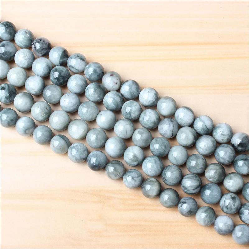

Natural Hawkeye 4/6/8/10 mm Natural Stone Bead Round Bead Spacer Jewelry Bead Loose Beads For Jewelry Making DIY Bracelet