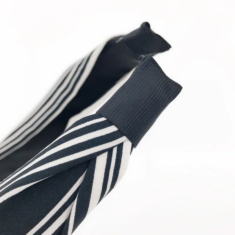 Ободок для волос с принтом Женский дневной бандан блестками синего и черного