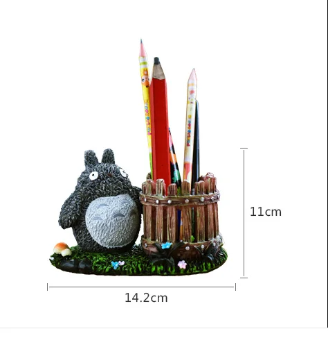 Аниме Тоторо Kawaii настольная Студенческая ручка держатель карандаш для офиса