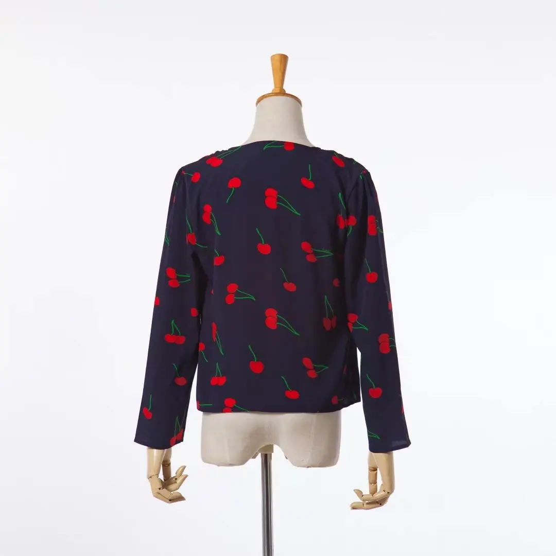 Блузка женская летняя шифоновая с длинным рукавом|blouses women tops|womens tops and blouseschiffon blouse