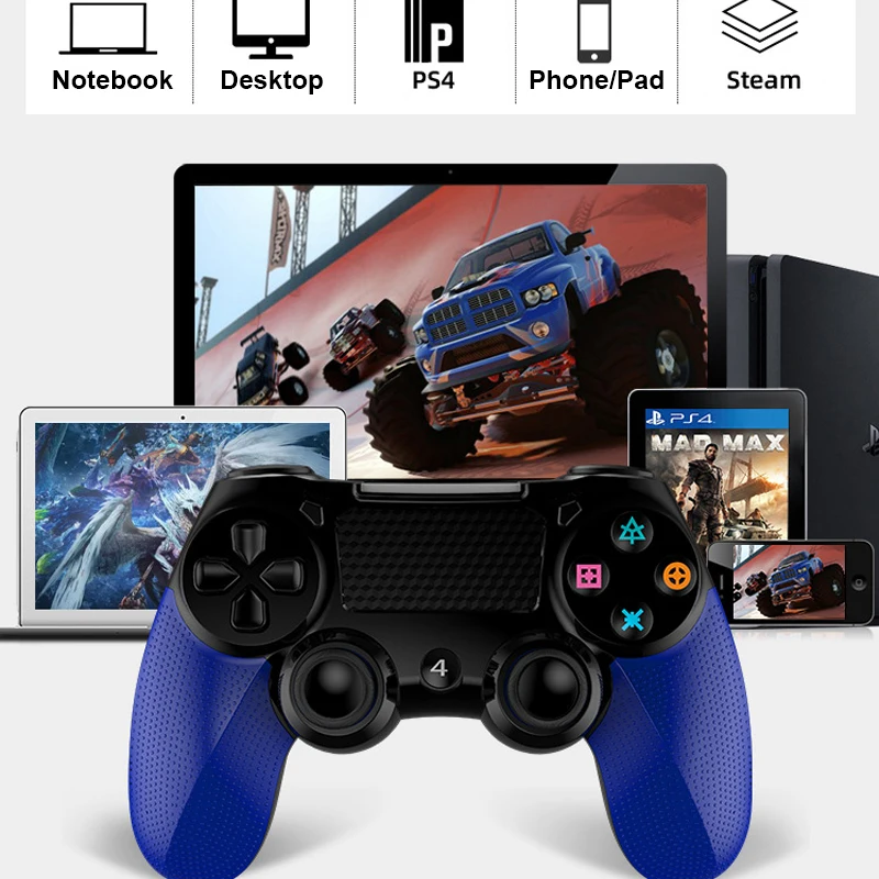 Геймпад для PS4 беспроводные вибрационные Джойстики совместимые с Bluetooth |