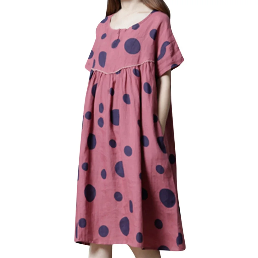 Женское платье для спальни большого размера женское повседневное свободное в