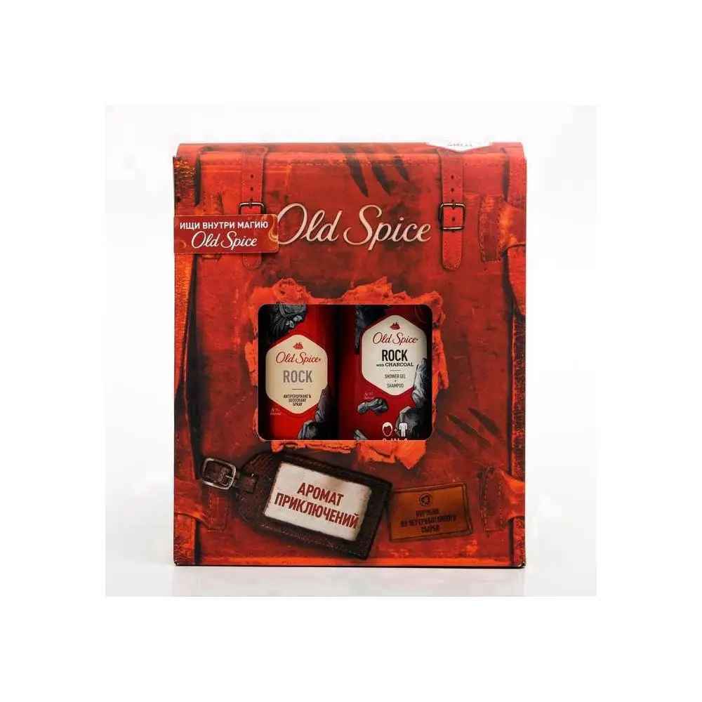 Набор подарочный Old Spice Rock (дезодорант спрей + гель для душа и шампунь 2в1) 6484991 |