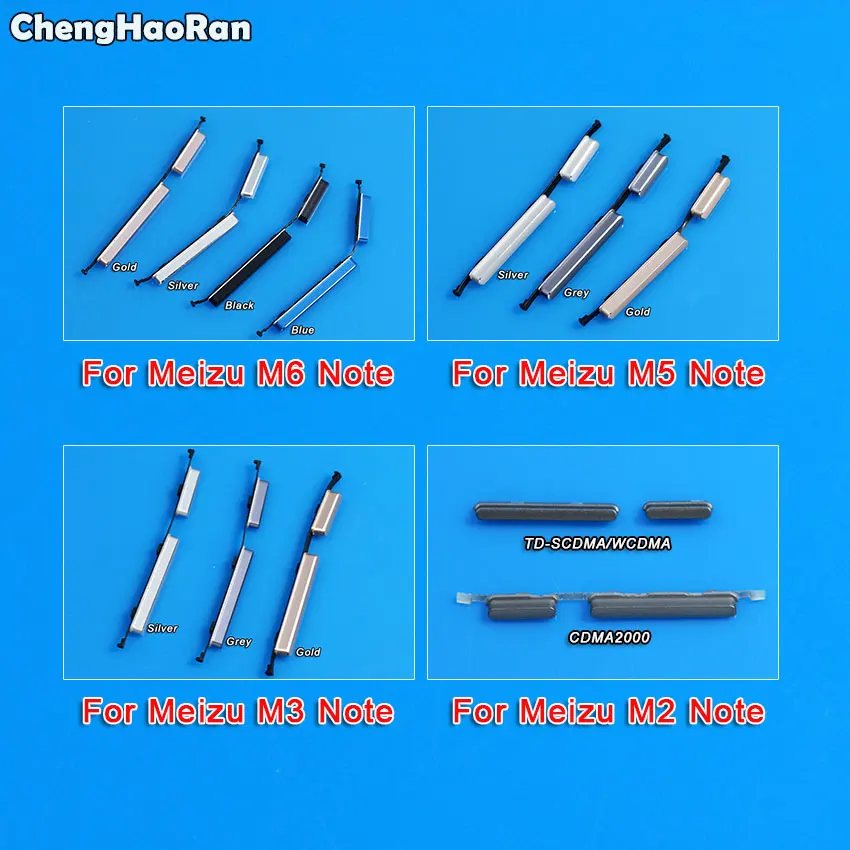 ChengHaoRan Новый чехол с кнопками громкости и боковой клавиатурой для MEIZU M6 M5 M3 Note M3s