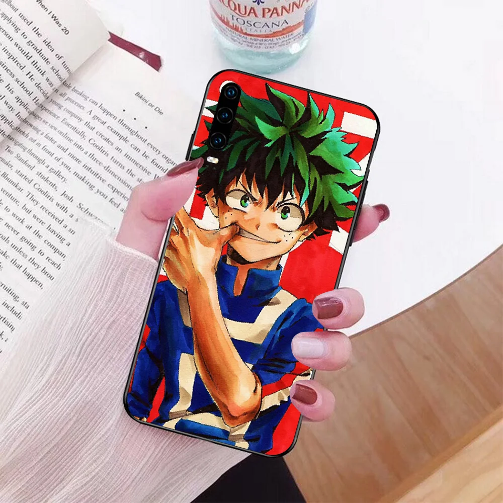 Чехол для телефона с аниме Мой герой Моя геройская Академия deku bakugou Huawei P9 10 lite P20 pro