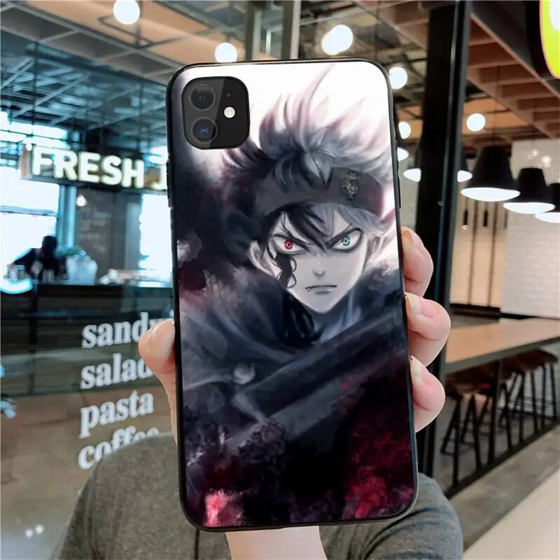 

Anime Black Clover Phone Case for iphone 12 pro max mini 11 pro XS MAX 8 7 6 6S Plus X 5S SE 2020 XR case