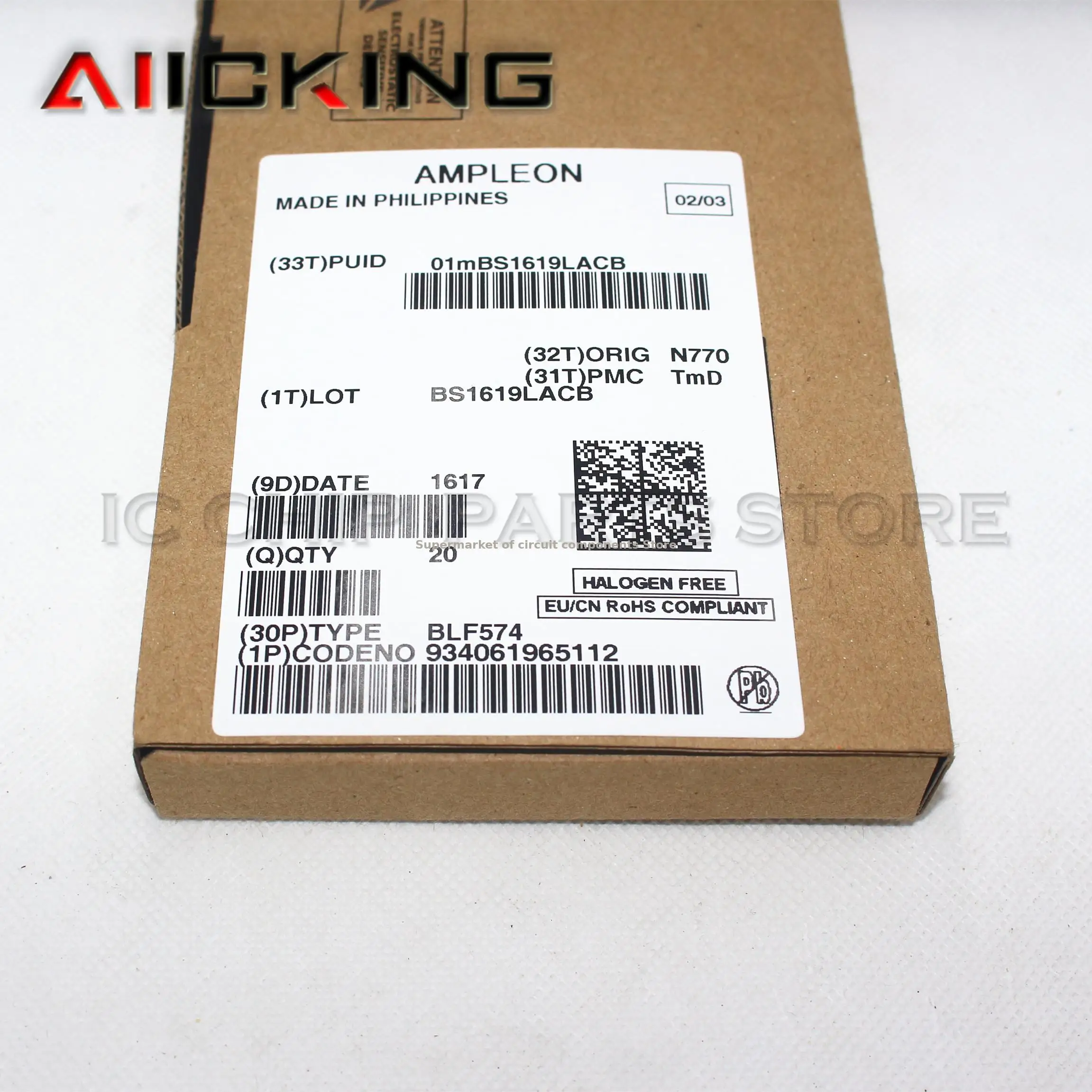 

BLF574 500W to 600W SMD RF tube High Frequency tube Power amplification module