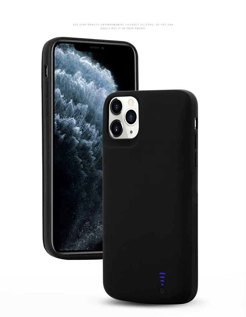 5000mah/6000mah Audio External Power Charger Case For iPhone 11Pro, Portable Power Bank Case For iphone 11/iphone 11Pro Max