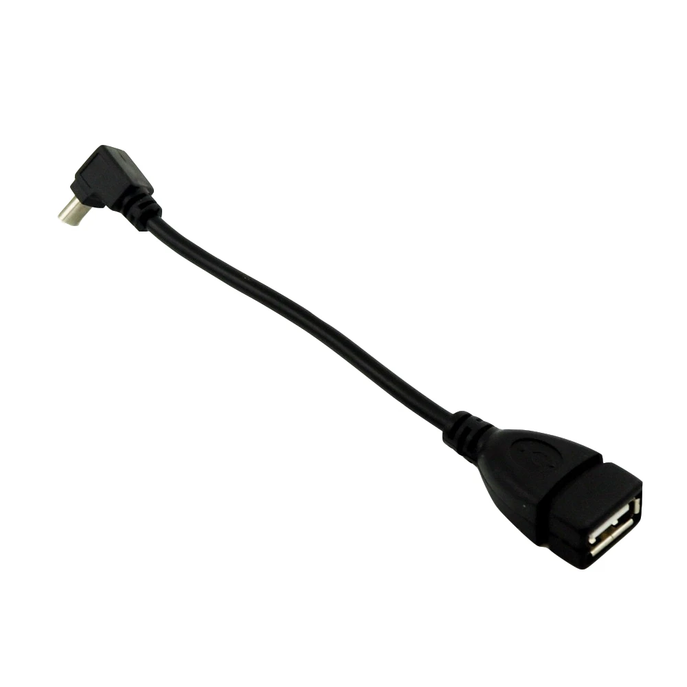 20x USB Mini 5-контактный штекер USB 2,0 Женский Джек хоста OTG Удлинительный переходник Кабель 15 см вверх/вниз/влево/вправо Угол