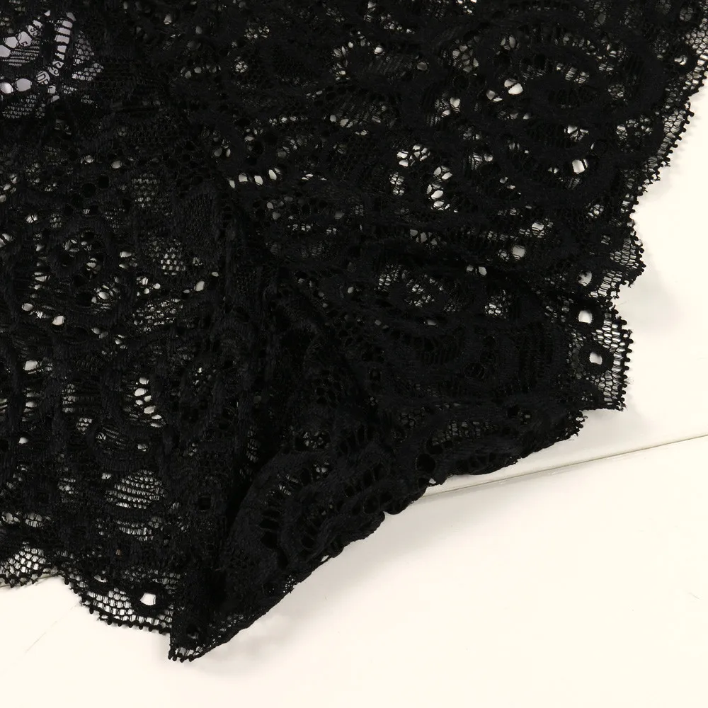 Сексуальное кружевное нижнее белье женские трусики с высокой талией кружевные