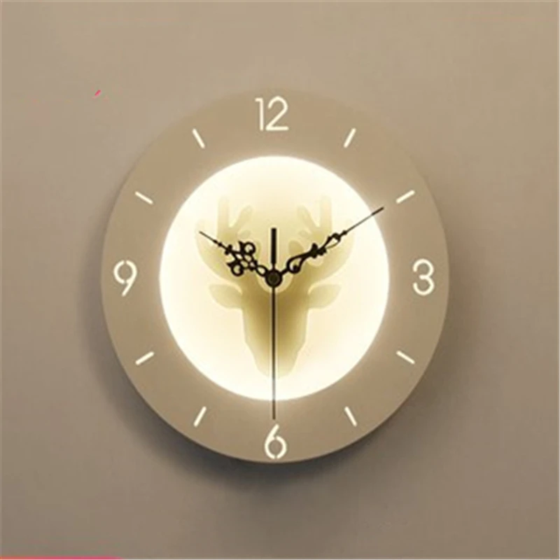 

Прикроватная лампа, настенный светильник для спальни, гостиной, фоновая Подвесная лампа, моделирующая лампа в виде головы оленя для детской...