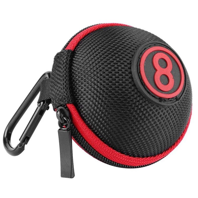 

Billiards Ball Case 70mm Diameter EVa Portable Clip on Pool Bag Billiard Ball Bag Carrying Case Holder Cue Ball Bag